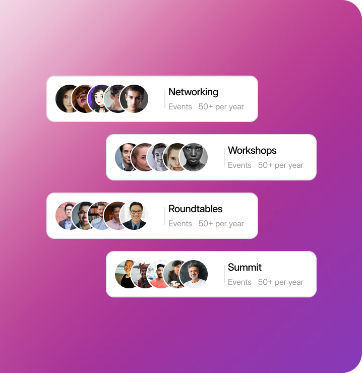 Events & networking preview